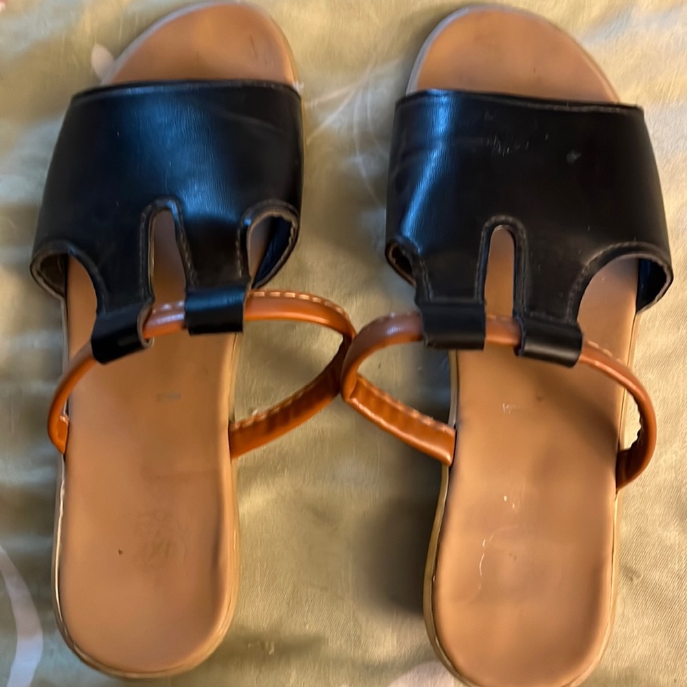 Black sandals